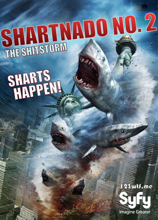 Sharknado 2 01 poster (Saint Pauly WTF)