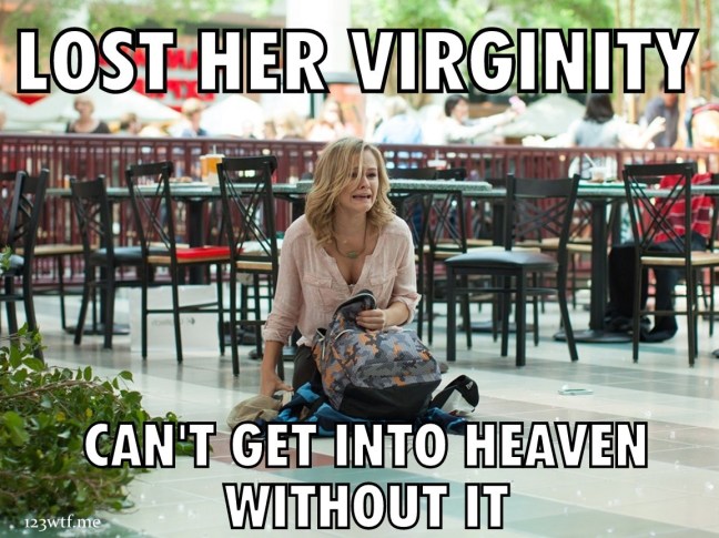 Left Behind 29 meme virginity (WTF Watch the Film Saint Pauly)