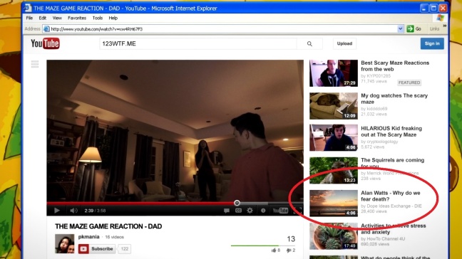 Searching 36 Easter egg Alan Watts 123WTF Watch The Film Saint Pauly